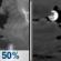 Saturday Night: Chance Showers And Thunderstorms then Mostly Cloudy